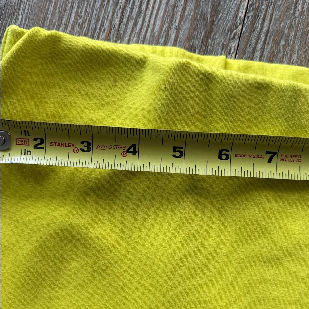 Ann Mashburn YELLOW Faye Crop Flares Bright  Yellow Pants Large - Picture 5 of 8
